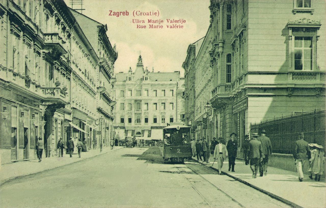 Ulica Marije Valerije (današnja Praška) oko 1905.-1910. godine